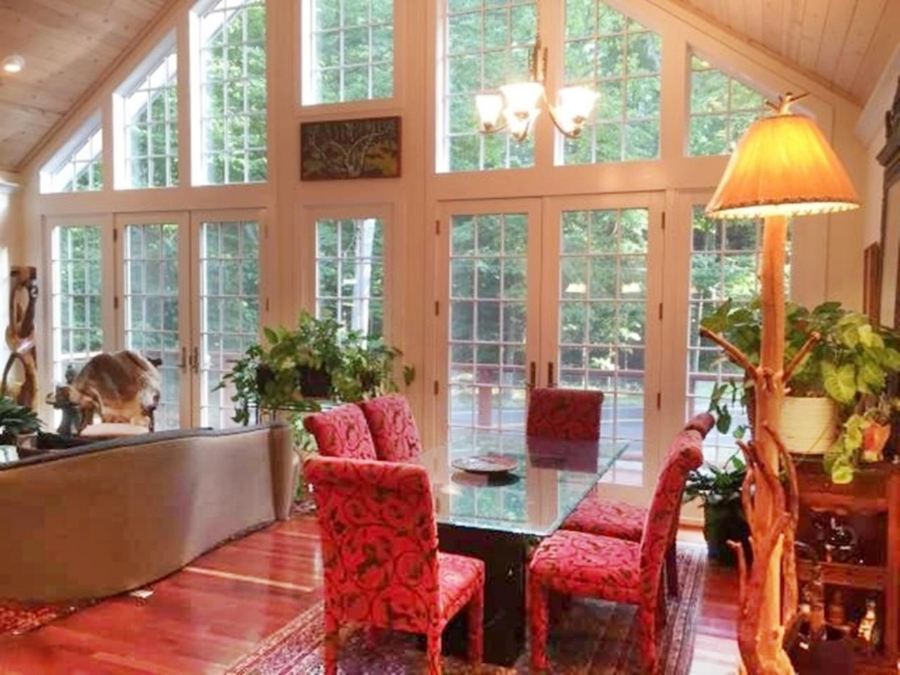 7002 Lakeshore Road Manistee, MI 49660 - Photo 42 of 63 Second Home Dining Rm Windows
