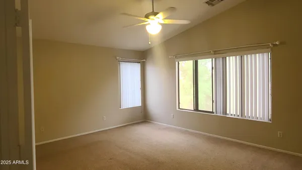 a view of a room with a space