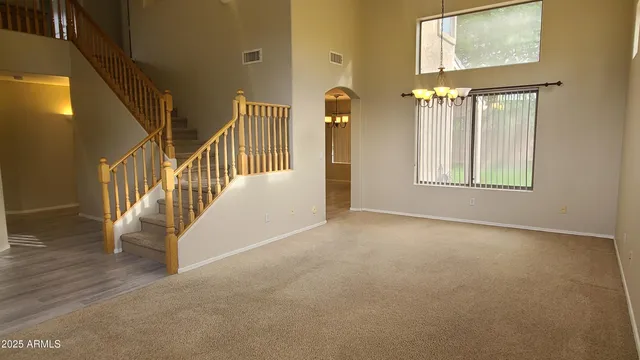 a view of an entryway with front door