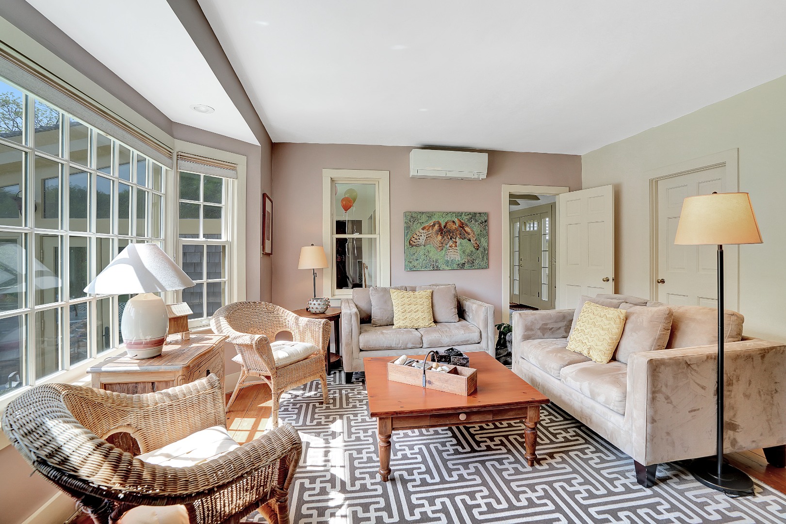 122 Old Farm Road Chilmark, MA 02535 - Photo 15 of 36 a living room with furniture and a window