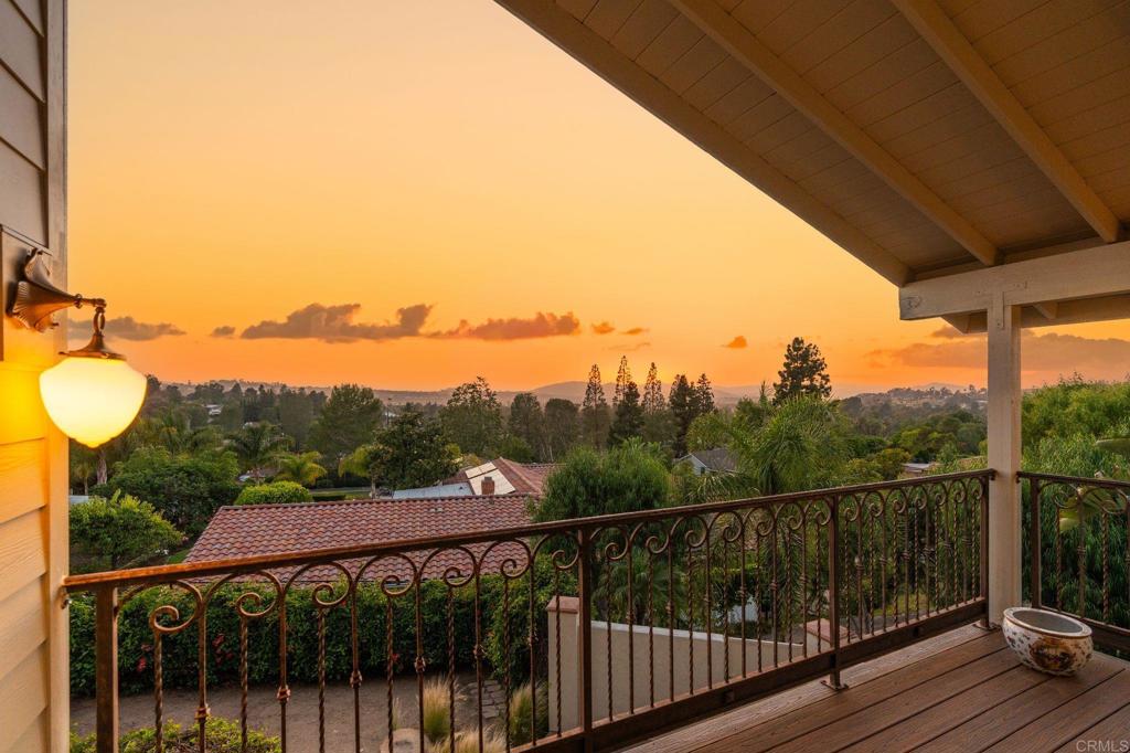 13319 Pacer Lane Poway, CA 92064 - Photo 67 of 75 a view of a balcony with wooden floor & fence