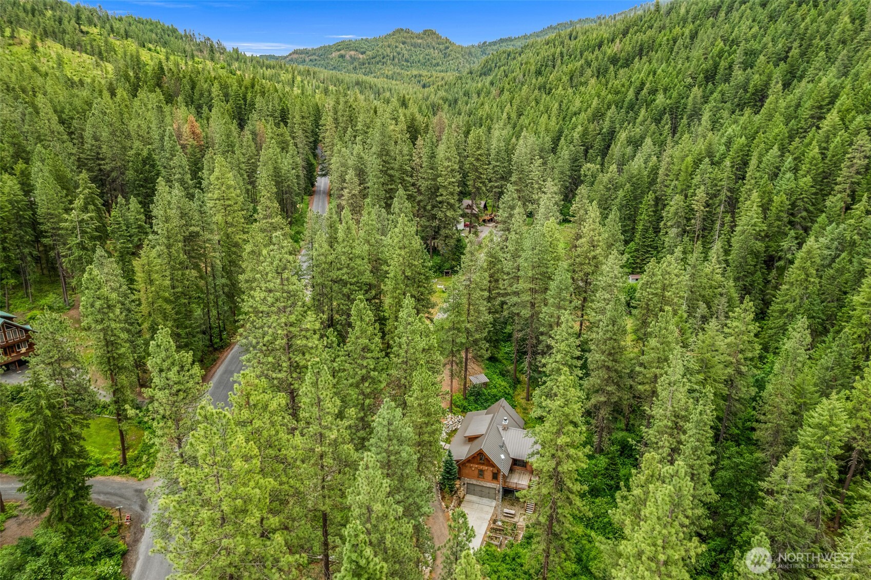 3888 Camas Creek Road Peshastin, WA 98847 - Photo 40 of 40 a view of a lush green forest with lots of trees