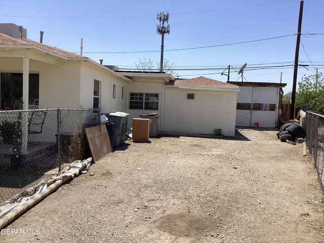 a view of a terrace with chairs