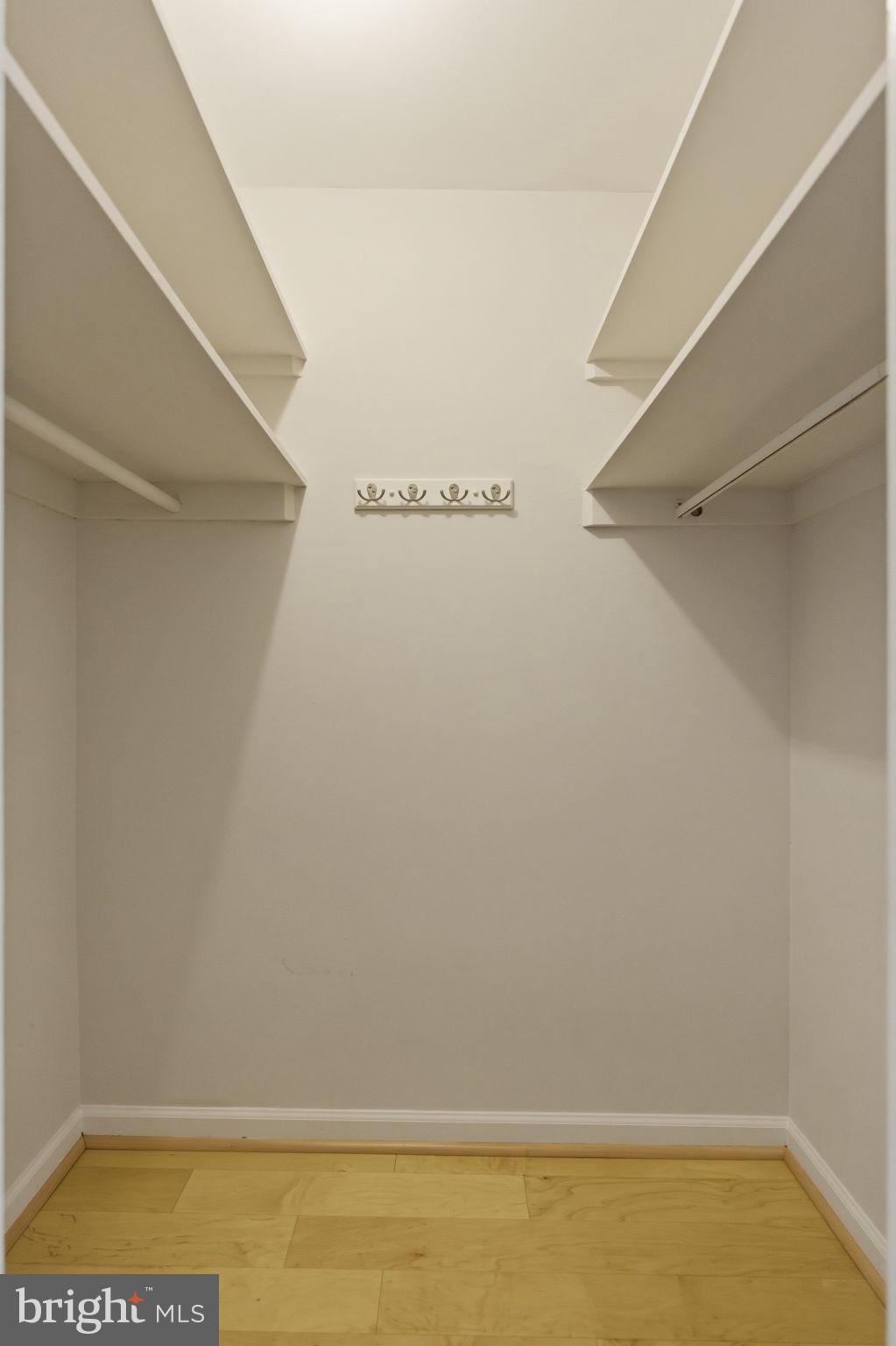 1435 4th Street Southwest, Unit B609 Washington, DC 20024 - Photo 30 of 52 a view of small space with racks on the wall