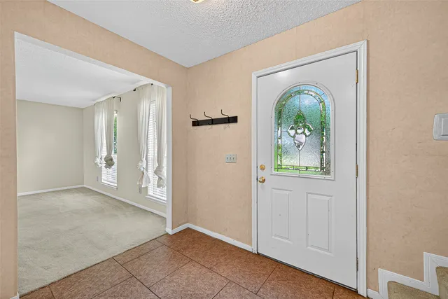 an empty room and with a window