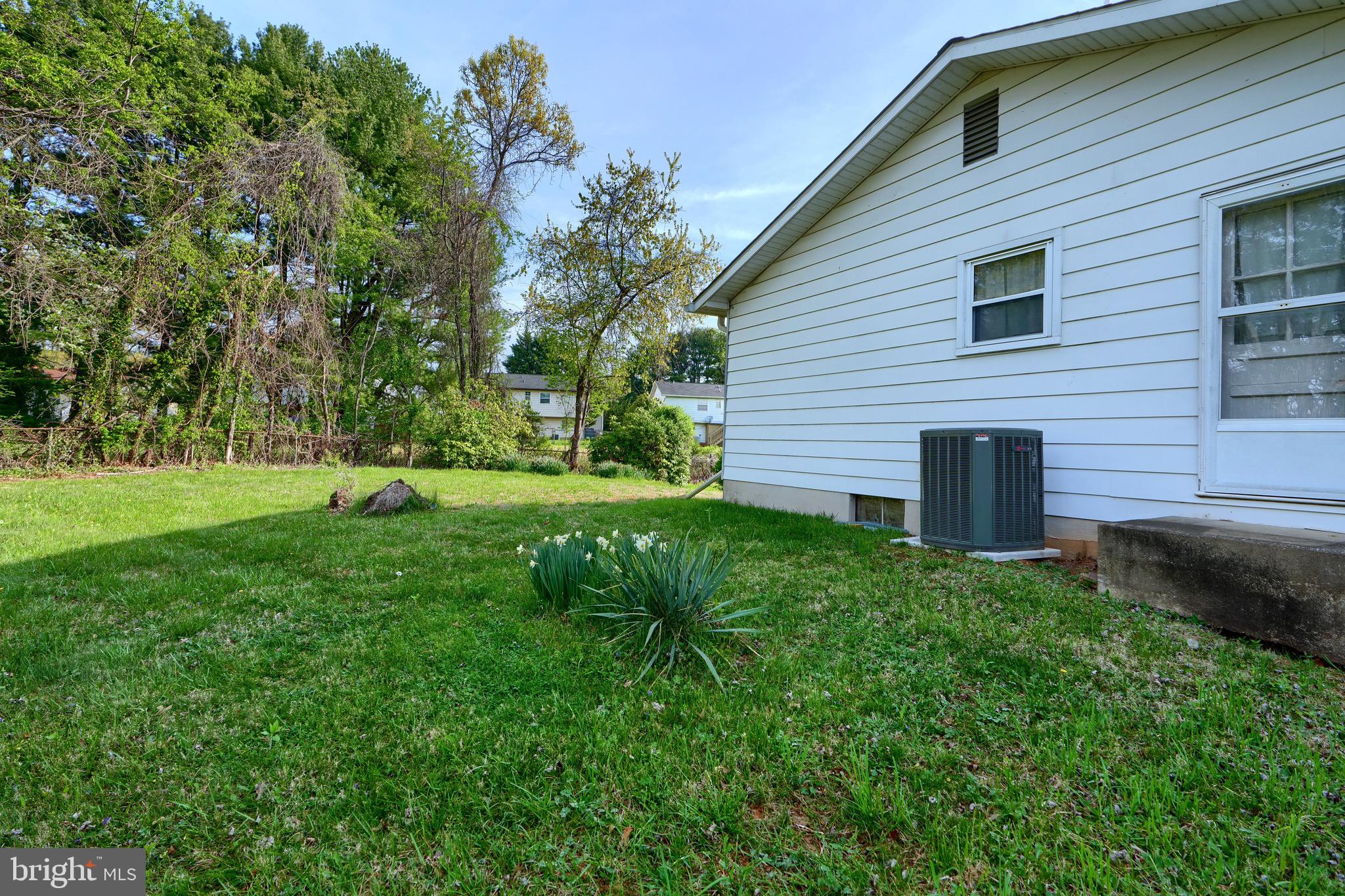 3902 Winlee Road Randallstown, MD 21133 - Photo 39 of 44 a backyard of a house with plants and large tree