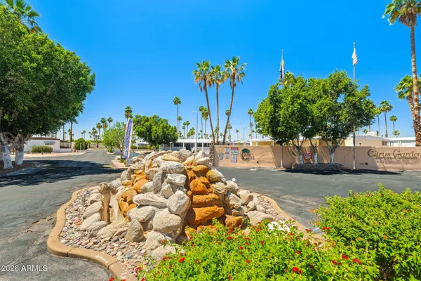 a view of a backyard with tree s
