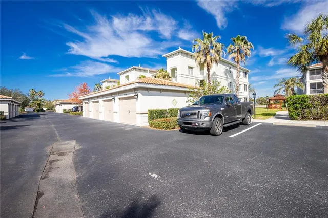a car parked in front of a house
