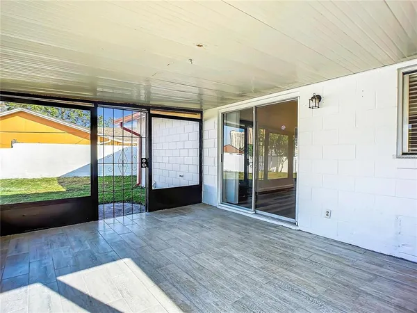 a view of outdoor space with seating area