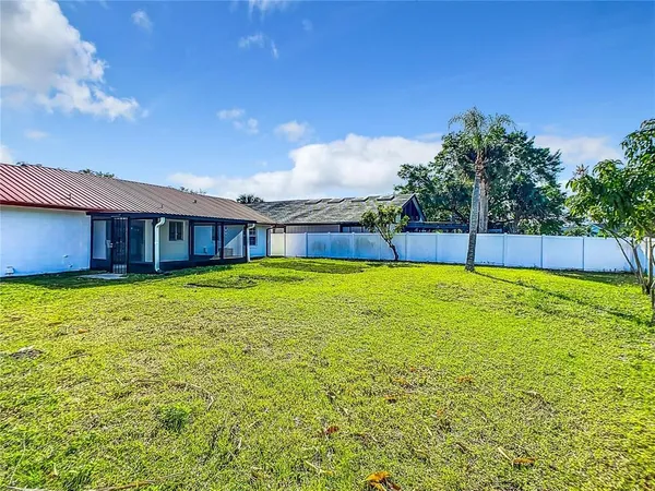 a view of an outdoor space yard and swimming pool