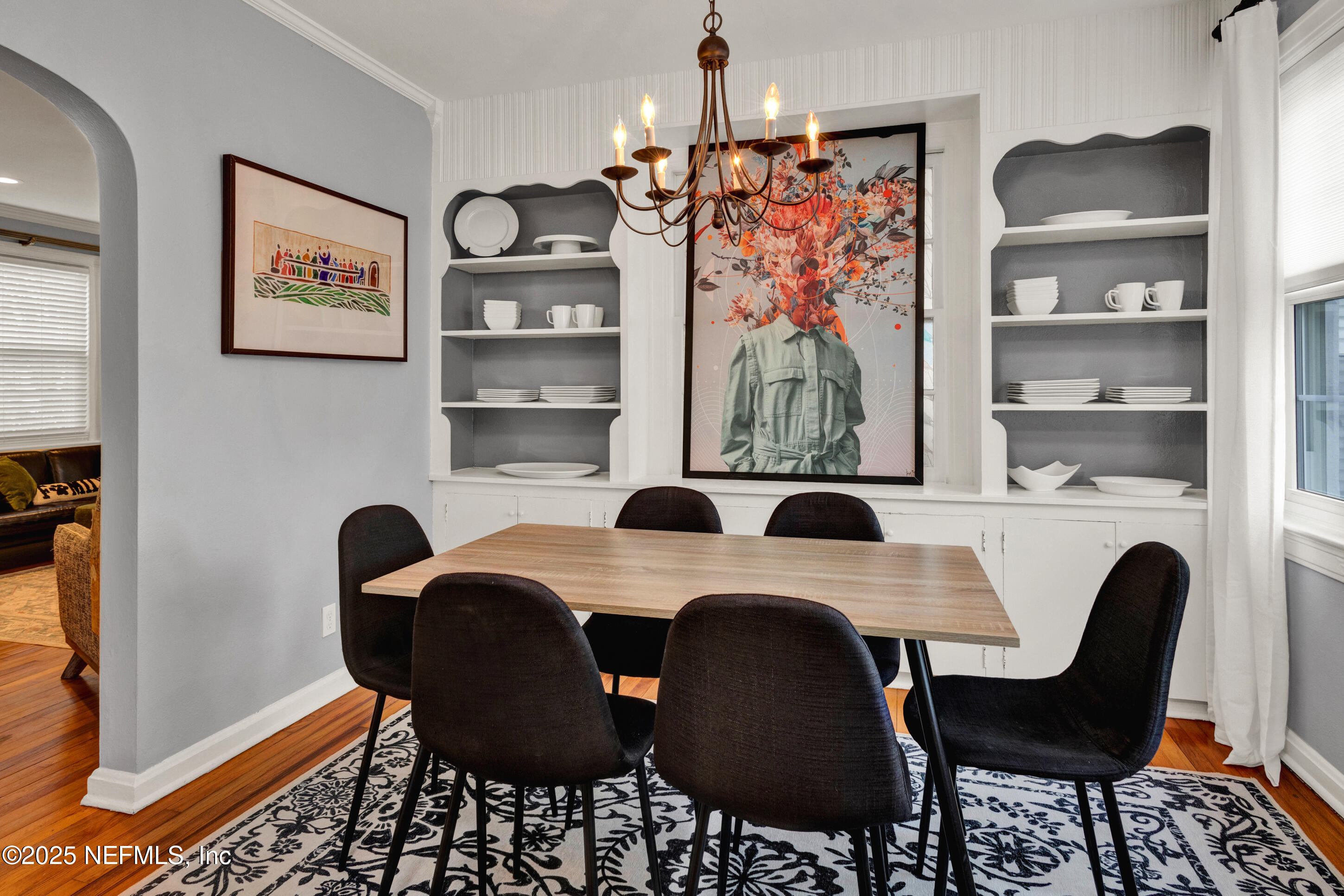 1434 Pinetree Road Jacksonville, FL 32207 - Photo 7 of 27 Dining Room With Built-Ins