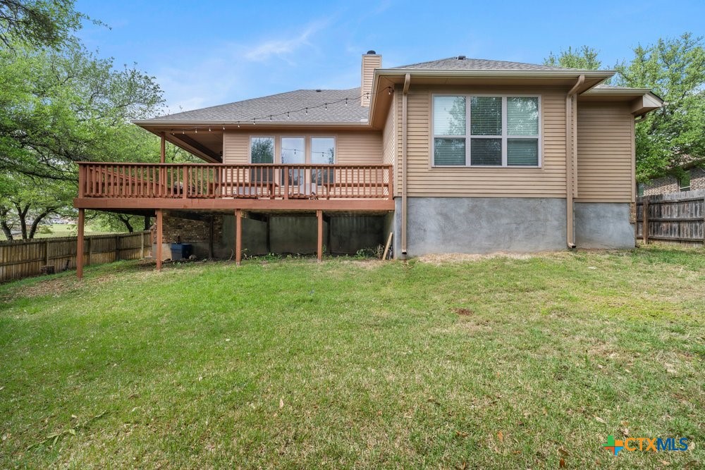 2402 Twin Ridge Court Belton, TX 76513 - Photo 39 of 42 Back exterior with deck