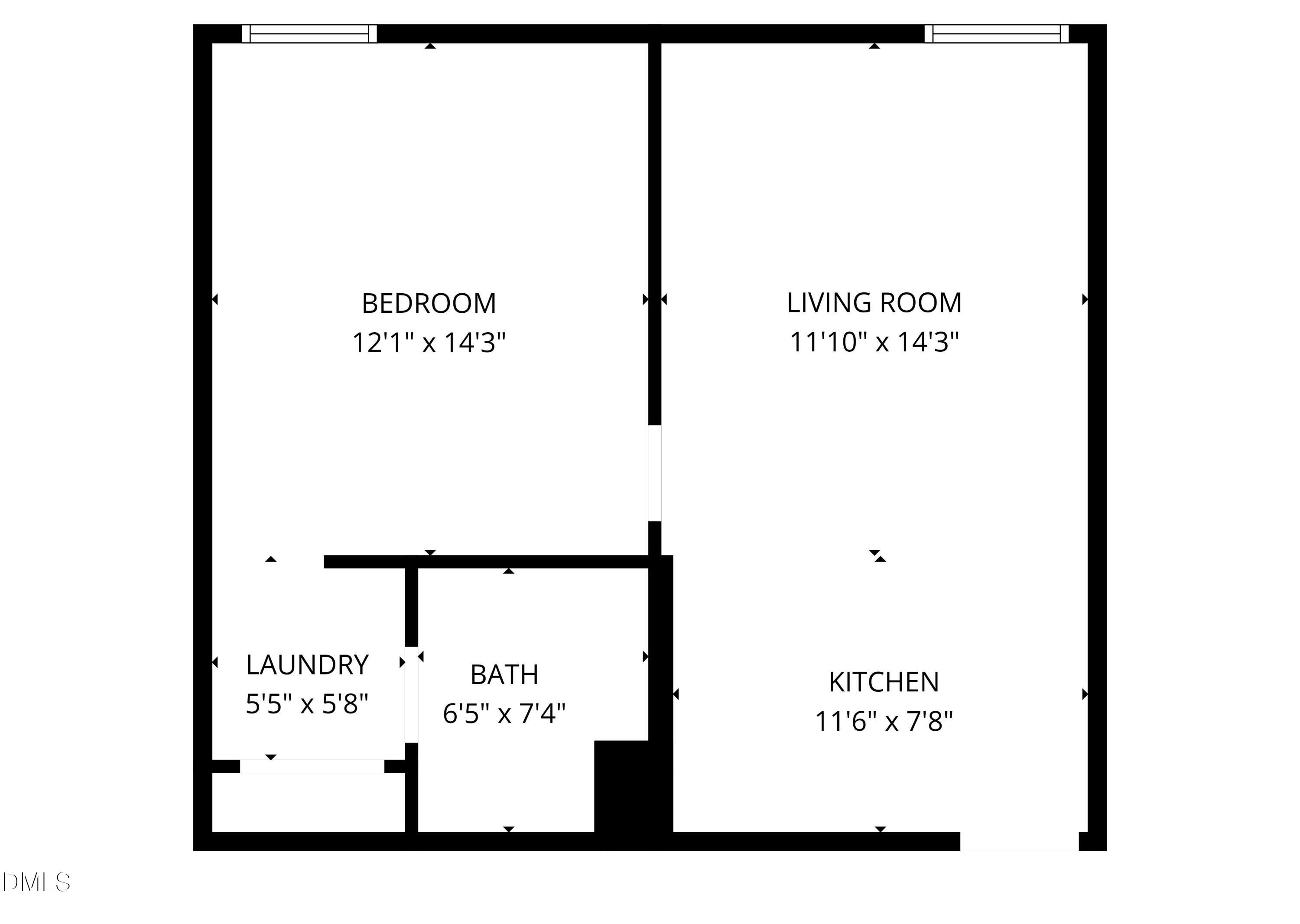 5104 Hollyridge Drive, Unit 101 Raleigh, NC 27612 - Photo 23 of 23 Floor Plan