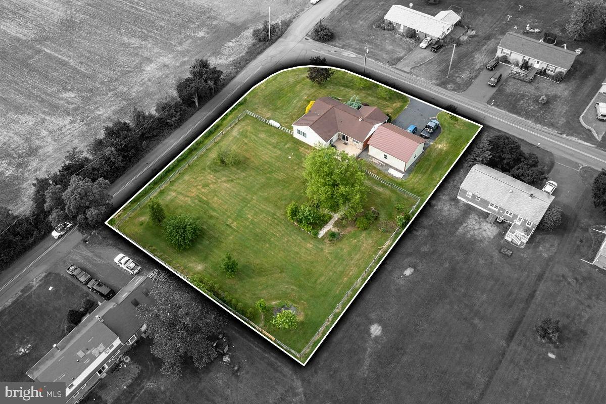 3052 Finland Road Pennsburg, PA 18073 - Photo 26 of 42 Aerial View with lot lines