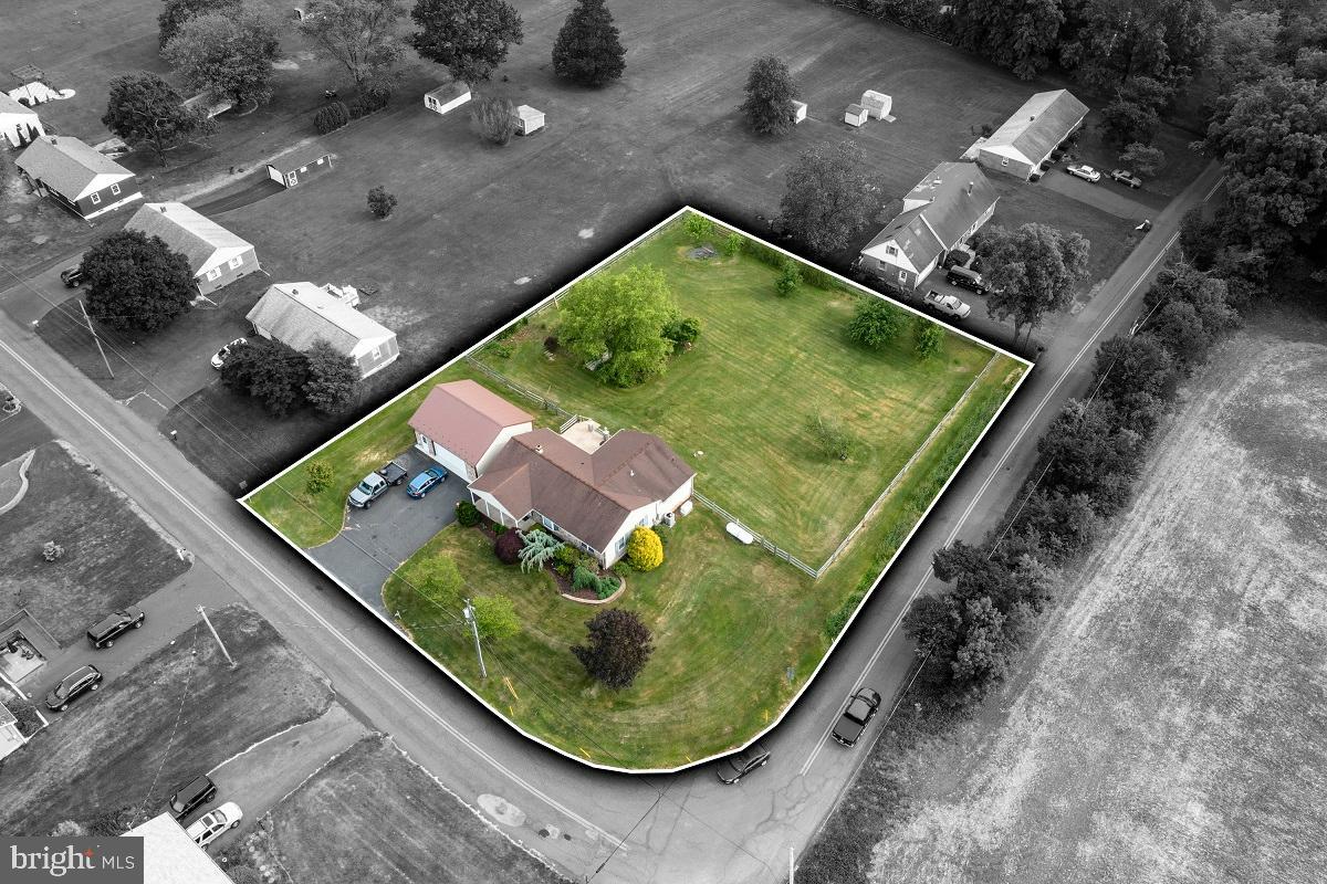 3052 Finland Road Pennsburg, PA 18073 - Photo 27 of 42 Aerial View with lot lines