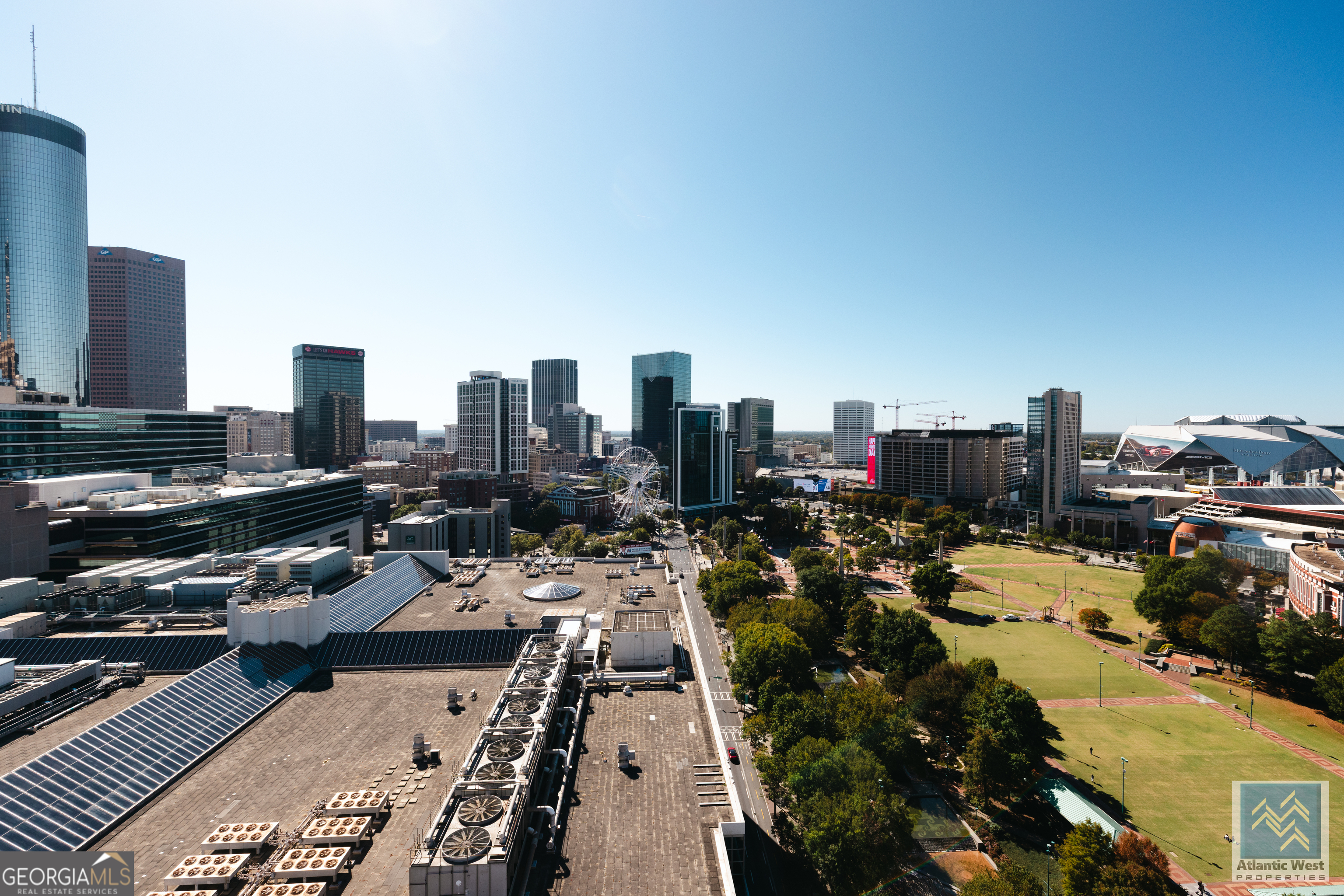 285 Centennial Olympic Park Drive Northwest, Unit 1106 Atlanta, GA 30313 - Photo 39 of 44 a picture of city view