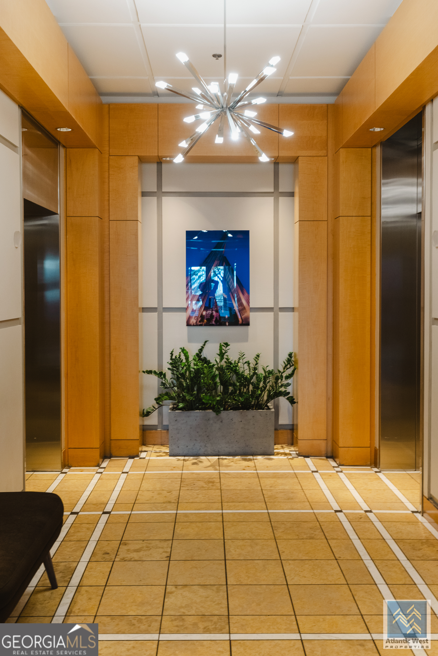 285 Centennial Olympic Park Drive Northwest, Unit 1106 Atlanta, GA 30313 - Photo 44 of 44 a view of entryway with a flower garden