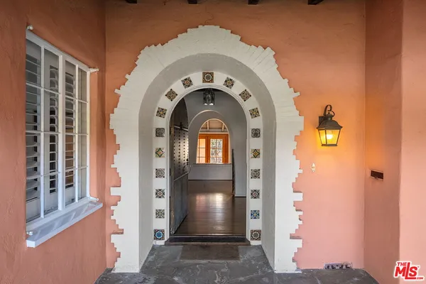 a view of entryway with a hallway