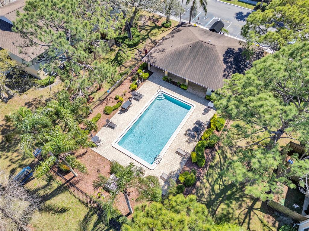 209 Red Cedar Place, Unit 209 Brandon, FL 33510 - Photo 47 of 56 an aerial view of a house with a yard and garden