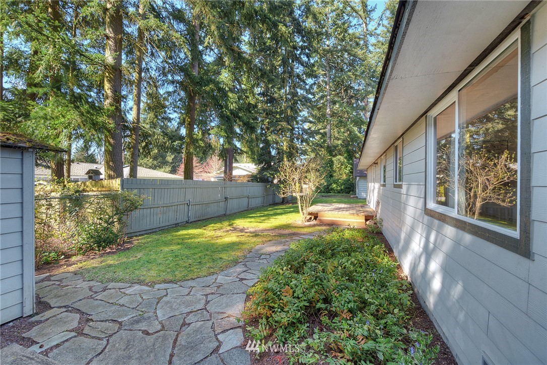 4503 Northeast 17th Place Renton, WA 98059 - Photo 19 of 21 a view of back yard of the house