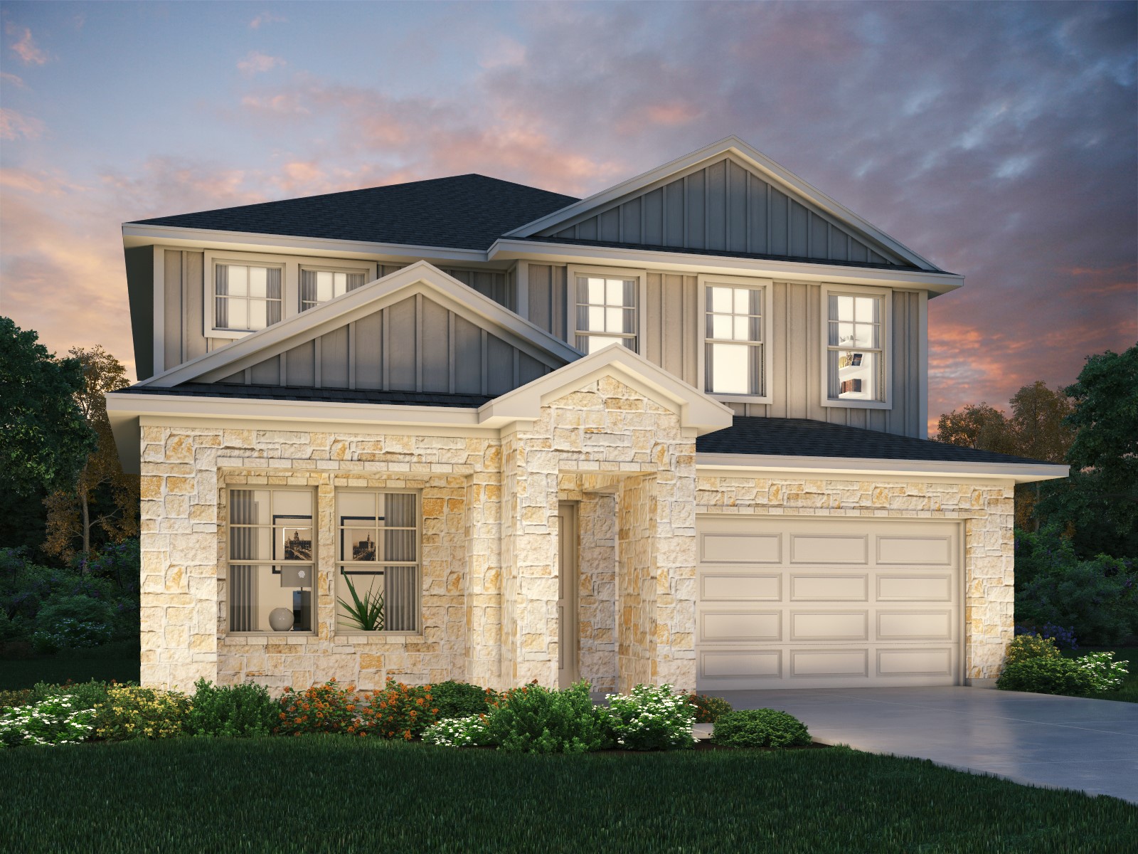 767 Sue Peaks Loop Dripping Springs, TX 78620 - Photo 1 of 13 Photo is not of the actual home, but is an inspirational photo of builder’s model home and may depict options, furnishings, and/or decorator features that are not included