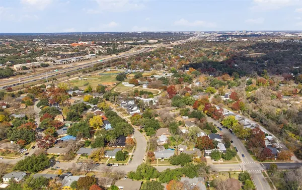 a view of city and mountain