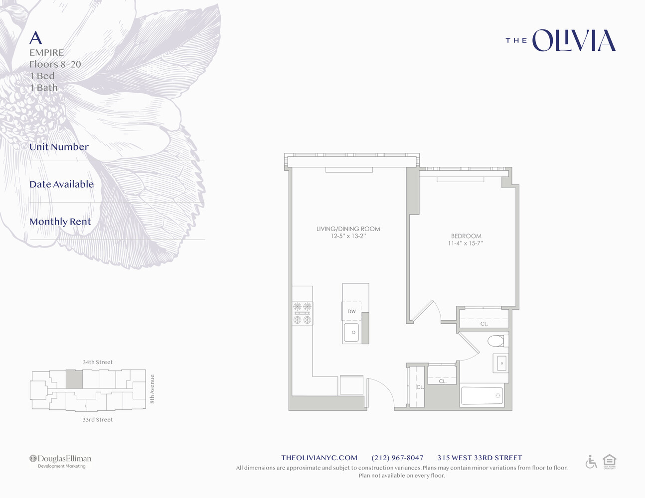 315 West 33rd Street, Unit 11A Manhattan, NY 10001 - Photo 11 of 11 a picture of a bench in a cabinet