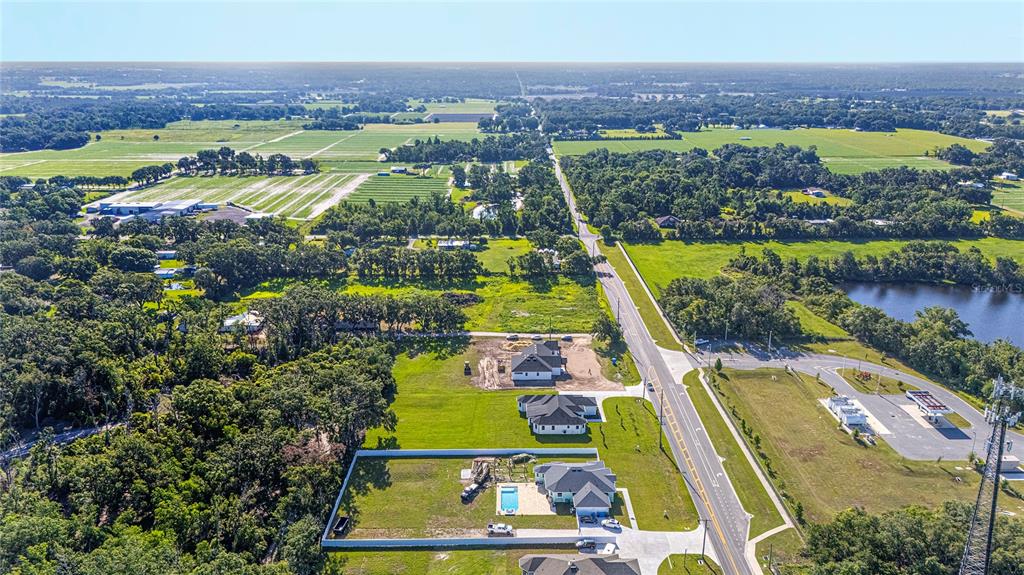 14080 Sydney Road Dover, FL 33527 - Photo 51 of 51 an aerial view of residential houses with outdoor space and river