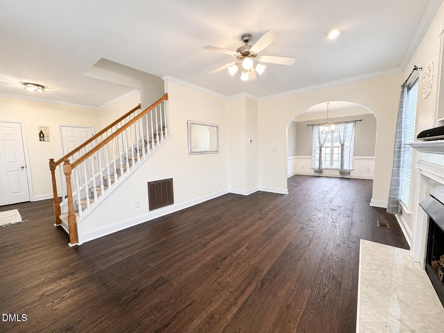 51 Water Front Lane Timberlake, NC 27583 - Photo 11 of 29 a view of an entryway with wooden floor