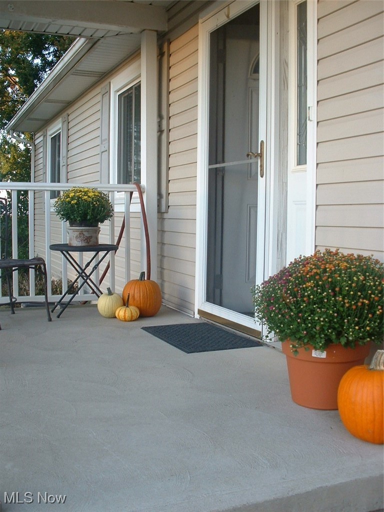 Welcoming front porch