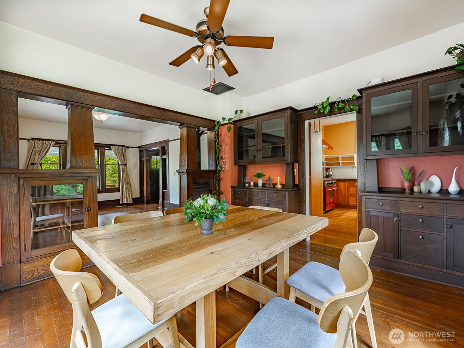 4478 Rural Avenue Bellingham, WA 98226 - Photo 8 of 40 a dining room with furniture a window and wooden floor