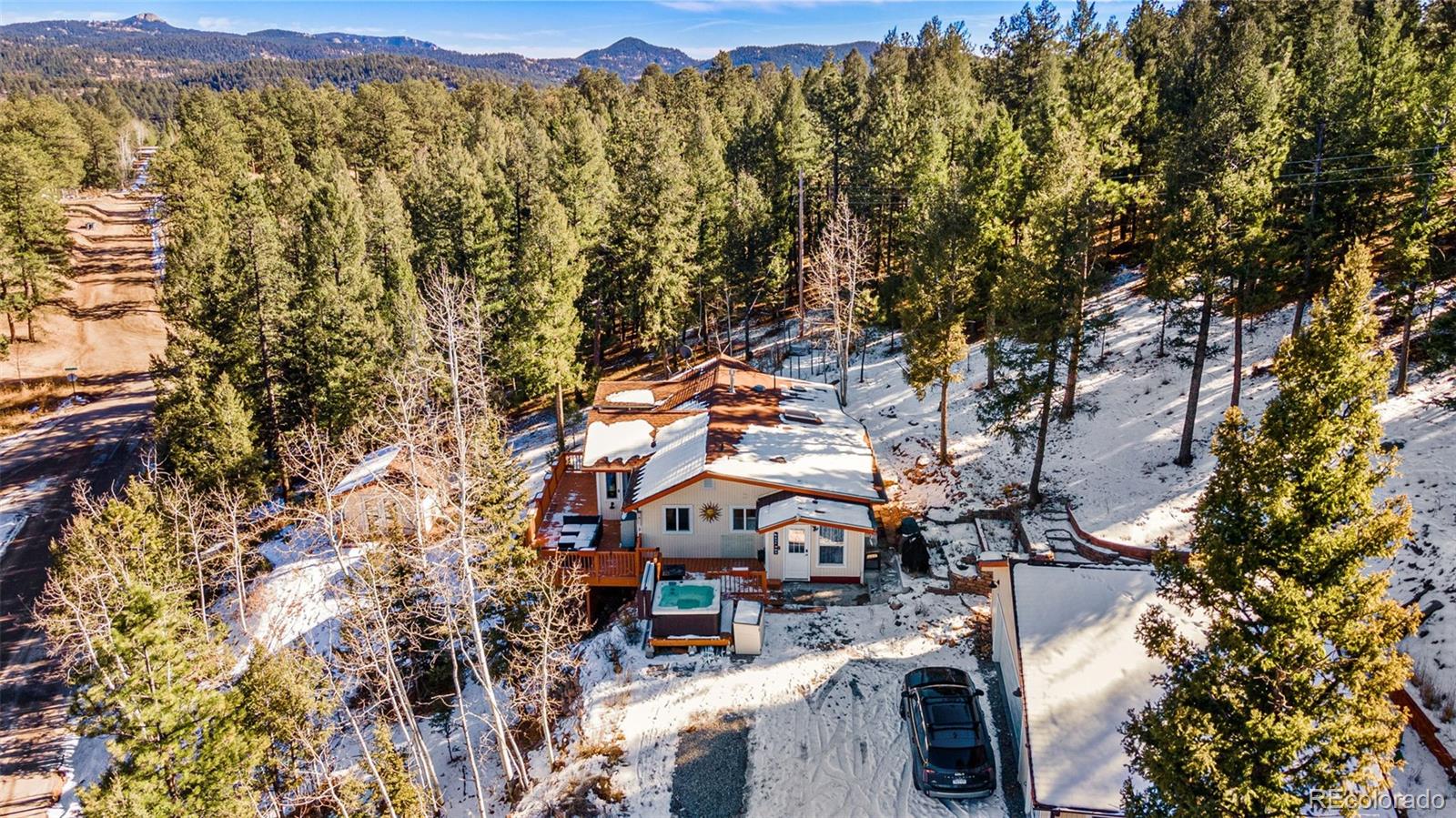 33782 Nova Road Pine, CO 80470 - Photo 40 of 50 a view of city and mountain