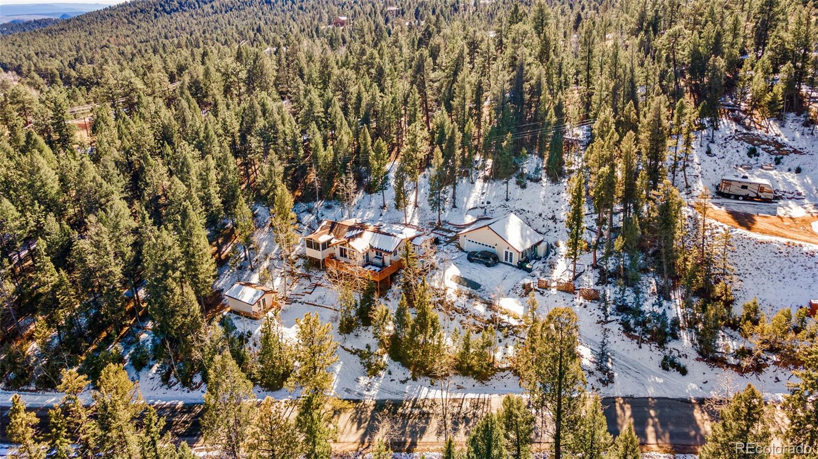 33782 Nova Road Pine, CO 80470 - Photo 44 of 50 a view of outdoor space with seating area