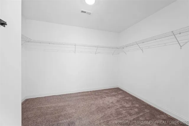 a view of a room with empty racks