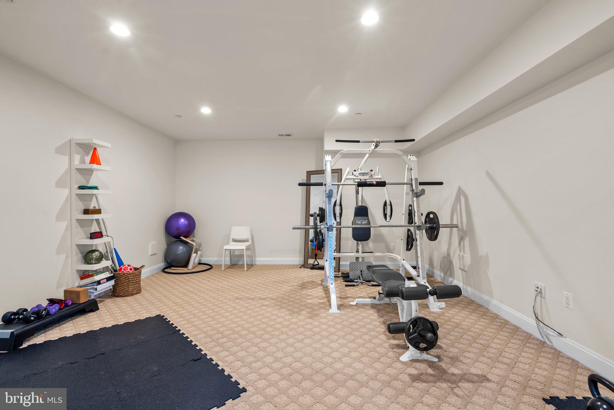 8606 Rayburn Road Bethesda, MD 20817 - Photo 32 of 68 Home gym/media room