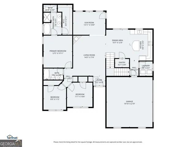 a picture of a bench in front of building