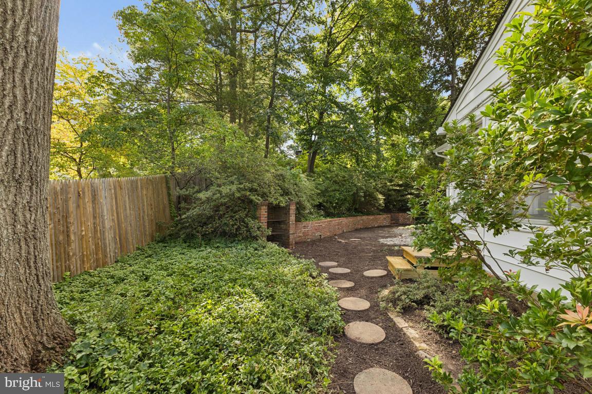 3209 Military Road Arlington, VA 22207 - Photo 38 of 45 a backyard of a house with lots of green space