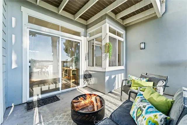 front view of a house with a garden