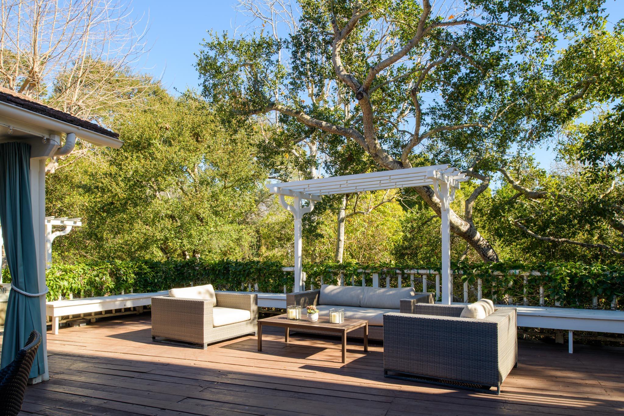 605 San Ysidro Road Montecito, CA 93108 - Photo 14 of 32 a view of outdoor space with seating