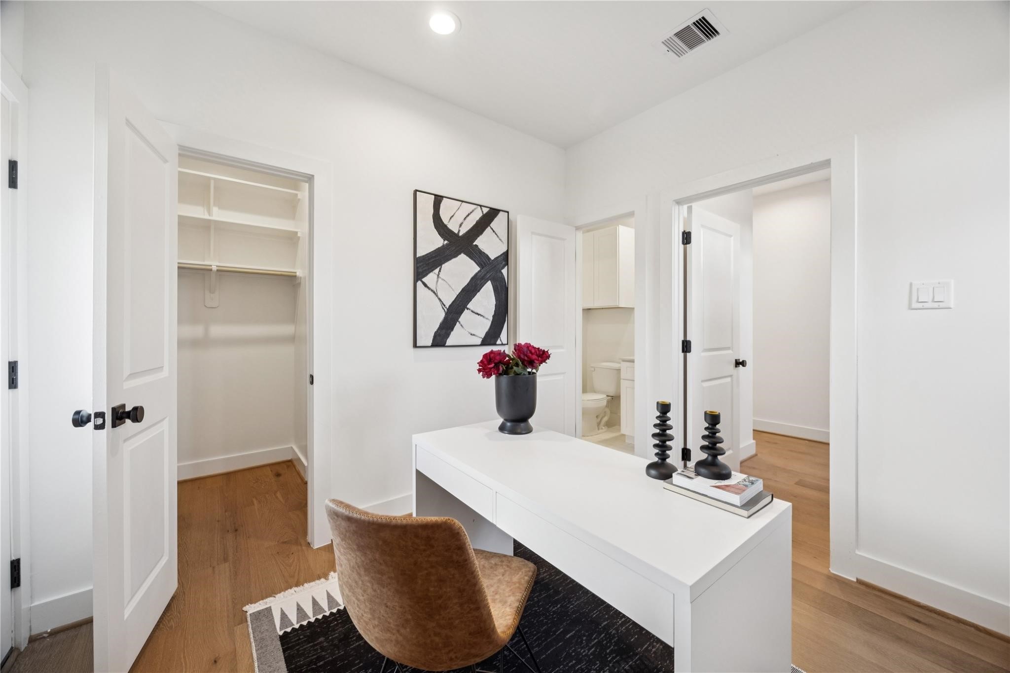 2810 Mills Street Houston, TX 77026 - Photo 5 of 29 a bathroom with a sink a toilet and shower