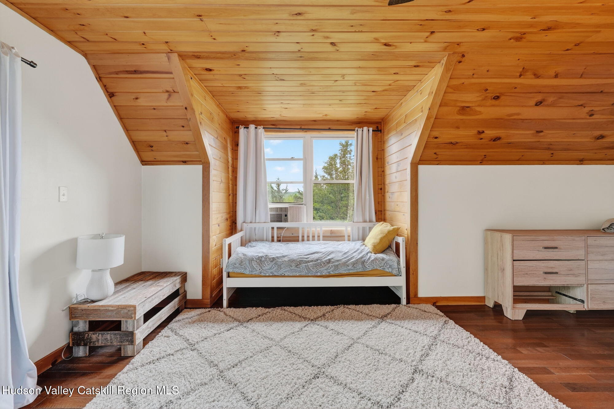 3205 Sleepy Hollow Road Athens, NY 12015 - Photo 25 of 35 a bedroom with a bed and a window