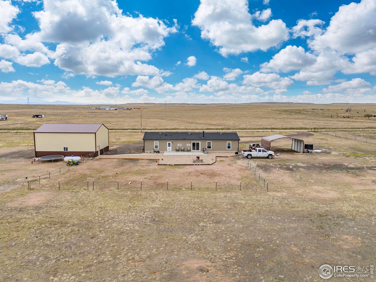 55102 County Road 21 Carr, CO 80612 - Photo 29 of 34 a view of a terrace with beach