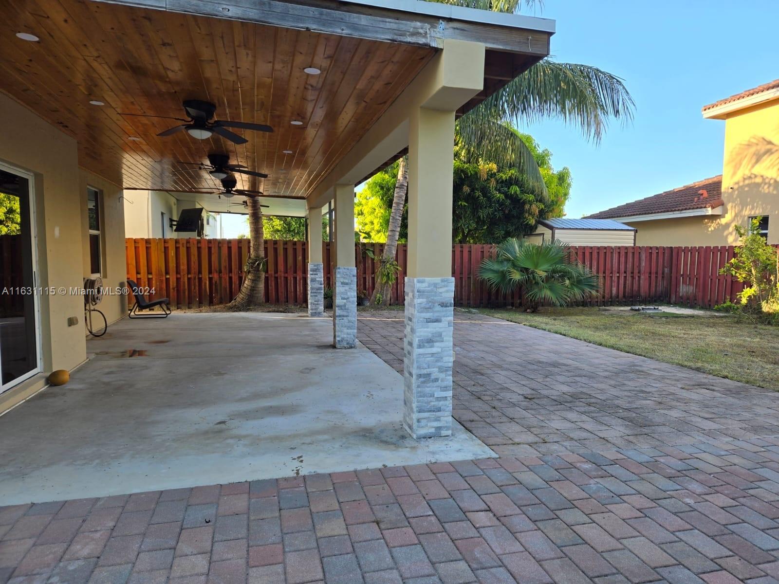28407 Southwest 129th Place Homestead, FL 33033 - Photo 16 of 17 a view of a backyard
