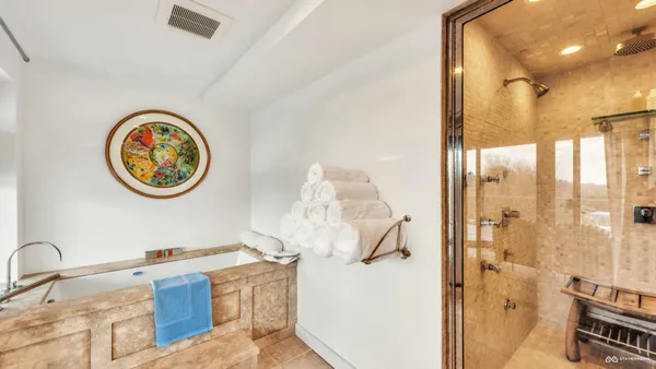 a very nice looking room with a large window