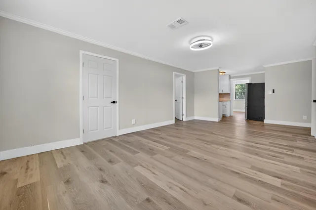 wooden floor in an empty room