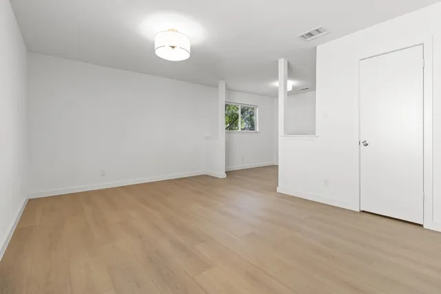 wooden floor in an empty room