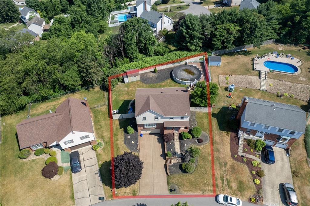 5015 Julia Lane McKees Rocks, PA 15136 - Photo 2 of 45 an aerial view of houses with yard