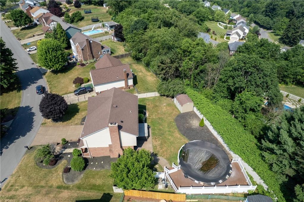 5015 Julia Lane McKees Rocks, PA 15136 - Photo 39 of 45 an aerial view of a house with a yard and lake view