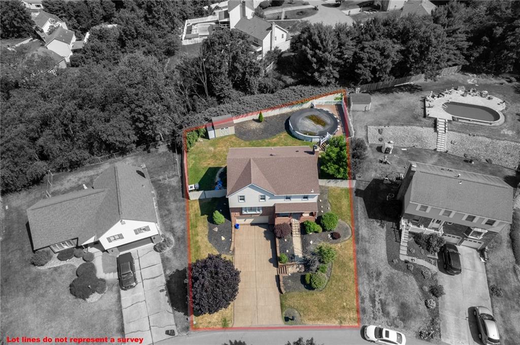 5015 Julia Lane McKees Rocks, PA 15136 - Photo 42 of 45 an aerial view of a house with outdoor space