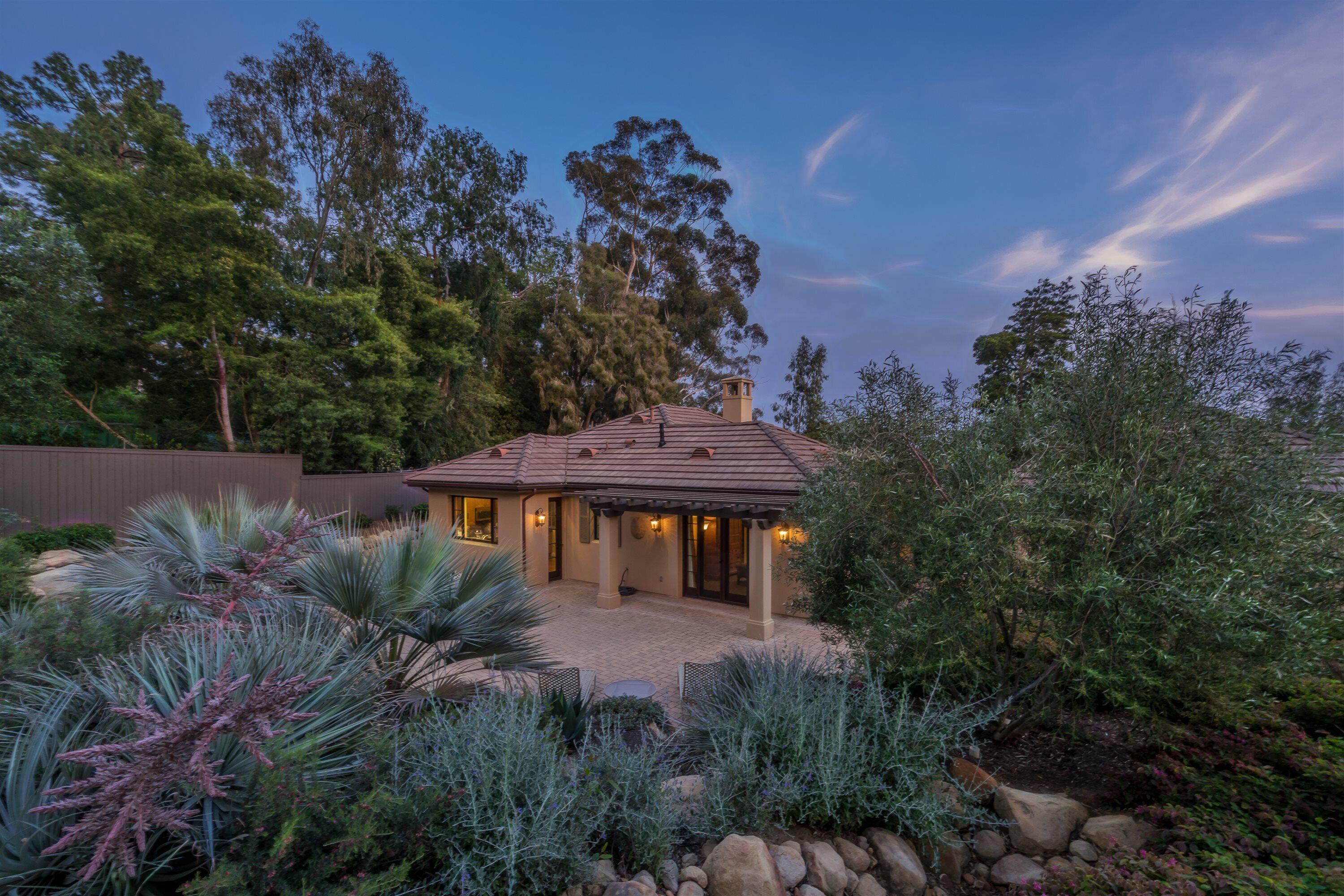 741 Hot Springs Road Santa Barbara, CA 93108 - Photo 12 of 24 a view of a house with a yard and tree s